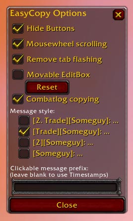 how to copy and paste in word of warcraft