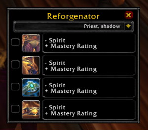 wow reforgenator addon