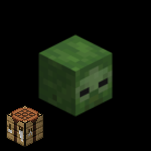 Zaynen's Craftable Zombie Head Mods Minecraft