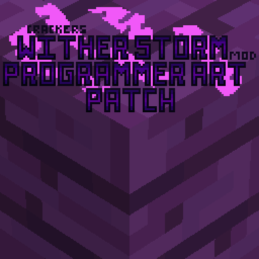 Crackers Wither Storm Mod: Programmer Art Patch Minecraft Texture Pack