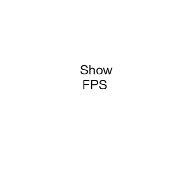how to show fps on screen