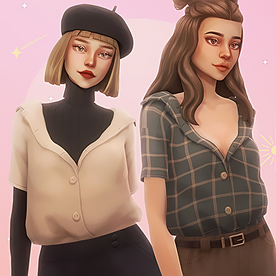 Aesthetic Crop Tops - The Sims 4 Create a Sim - CurseForge