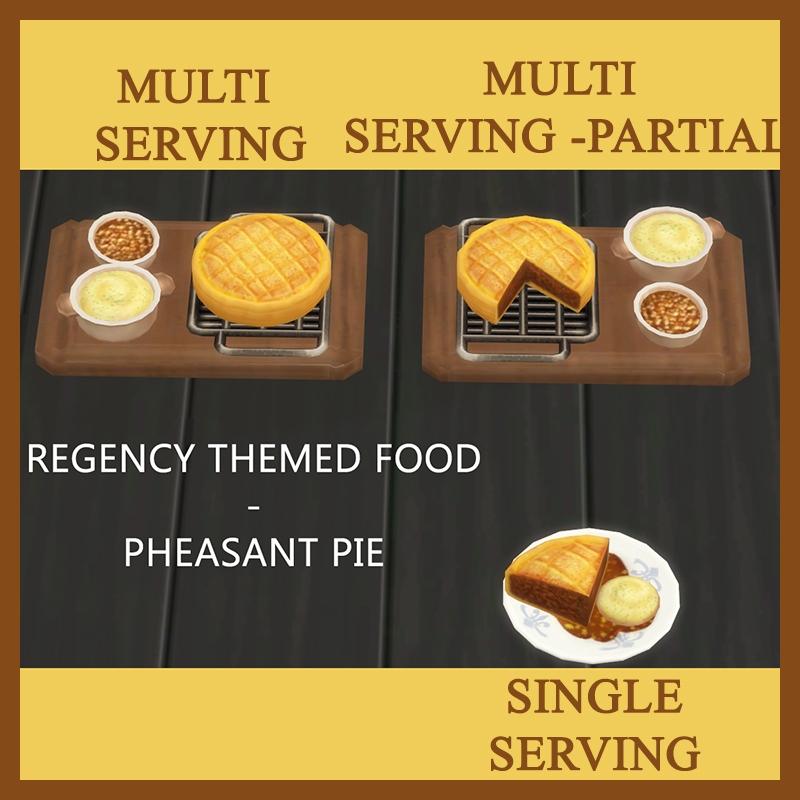 Download PHEASANT PIE - The Sims 4 Mods - CurseForge