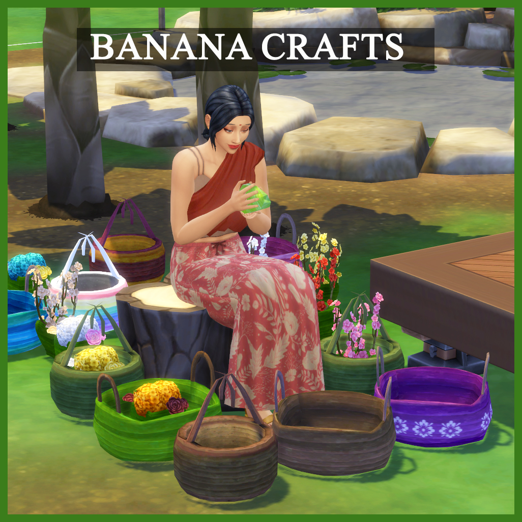 BANANA LEAF CRAFTING - The Sims 4 Mods - CurseForge