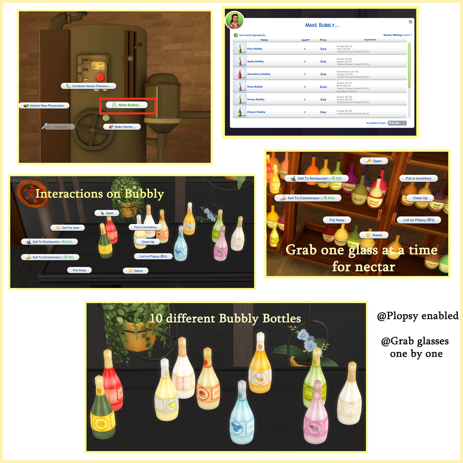 Bubbly Champagne The Sims 4 Mods Curseforge