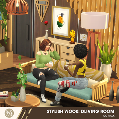 Stylish-Wood Living Room CC PACK project avatar
