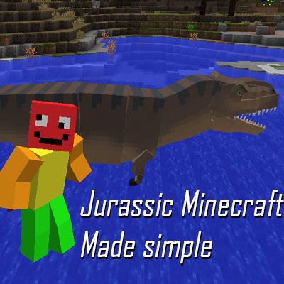 NEW T-REX ADDED IN MINECRAFT !! - JURASSIC WORLD # 4 