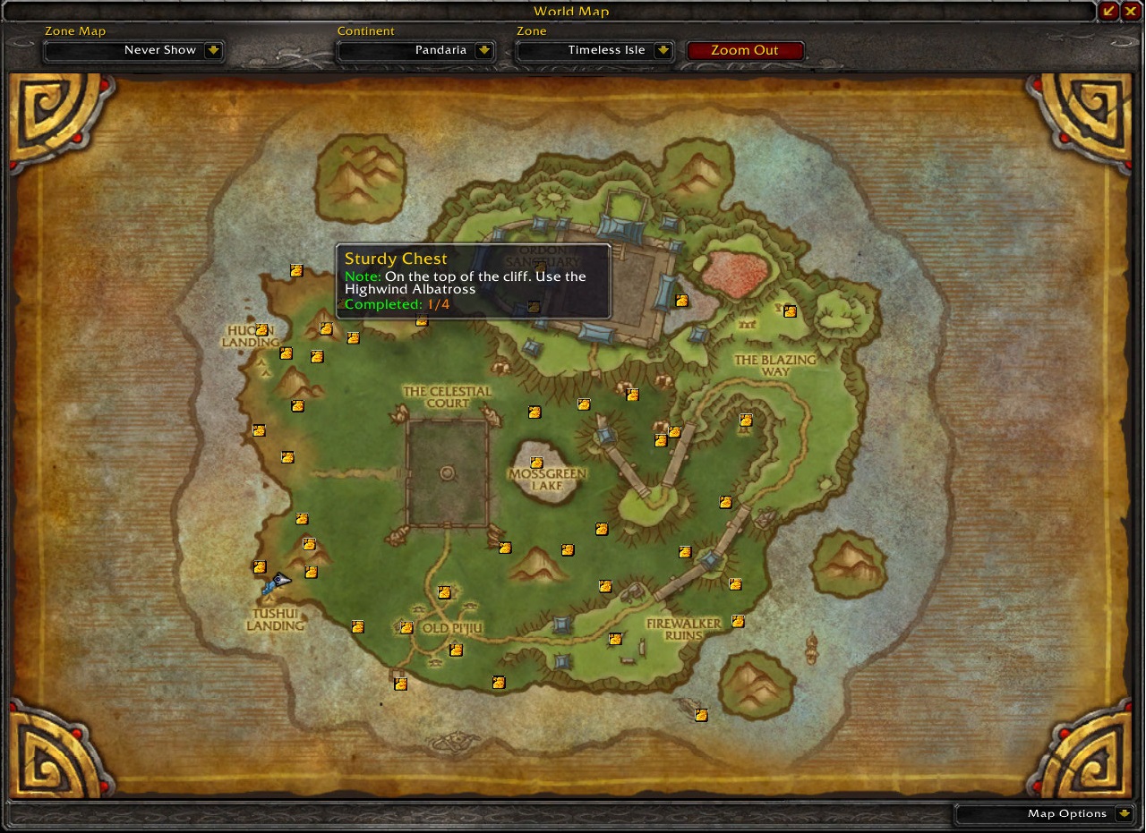 All treasure chest locations on the Timeless Isle (I didn't make this) :  r/wow