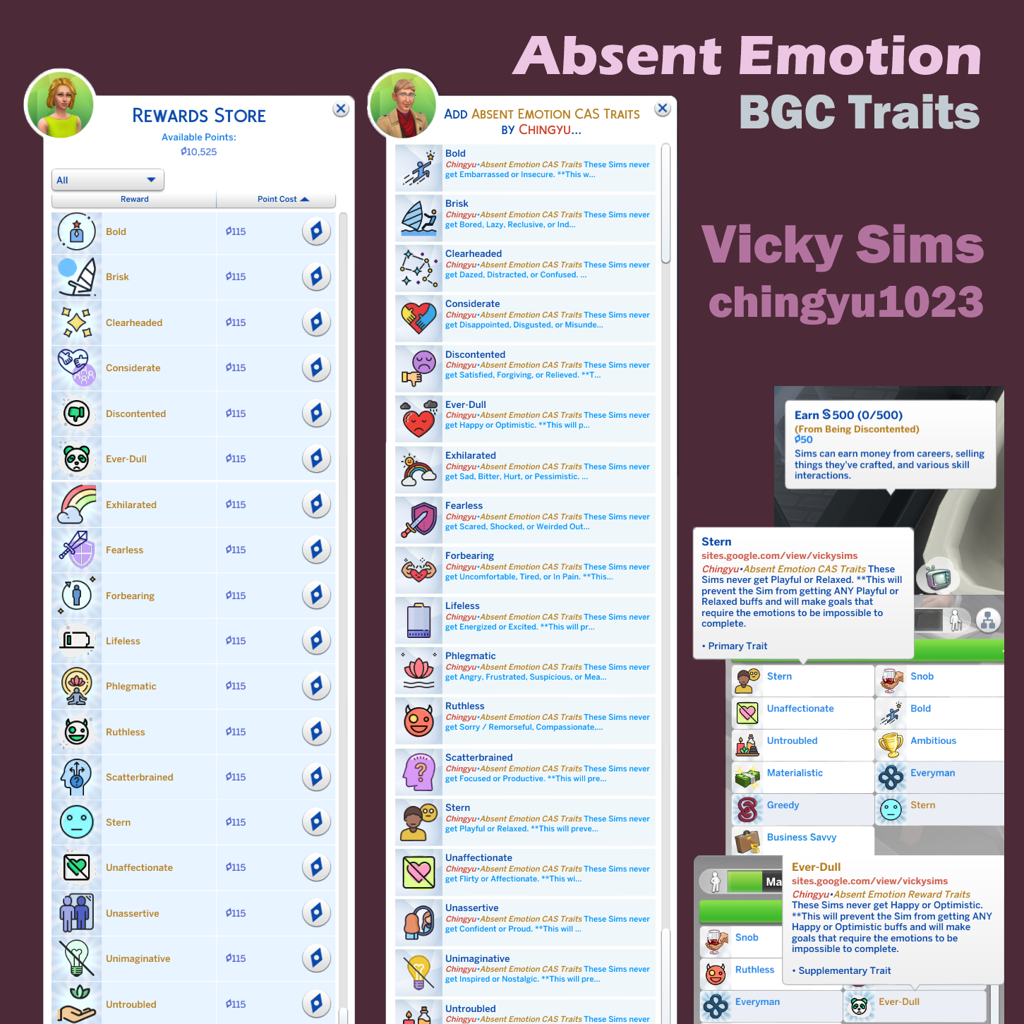 Absent Emotion Traits Pack project avatar