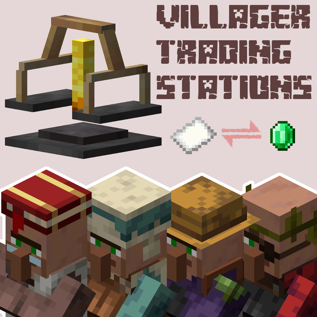 Mods trade. Minecraft Villager trades.