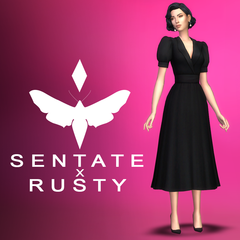 Evelyne Dress - Sentate x R... - Create a Sim - The Sims 4 - CurseForge