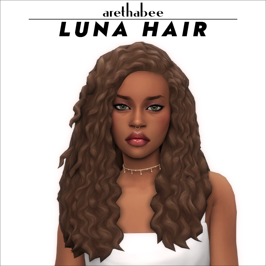 Luna Hair Aretha Files The Sims 4 Create a Sim