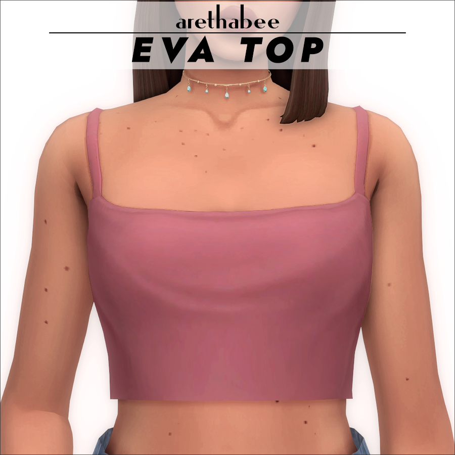 Aesthetic Crop Tops - The Sims 4 Create a Sim - CurseForge