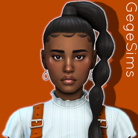 GegeSims -Shaina Hair - The Sims 4 Create a Sim - CurseForge