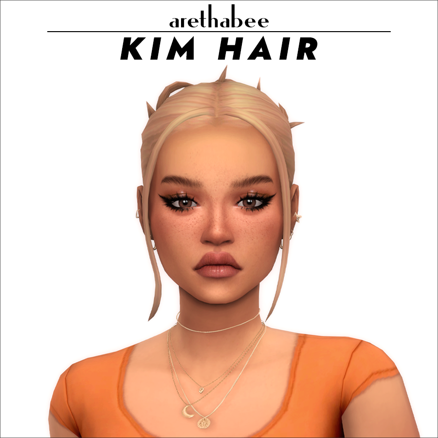 Kim Hair - The Sims 4 Create a Sim - CurseForge