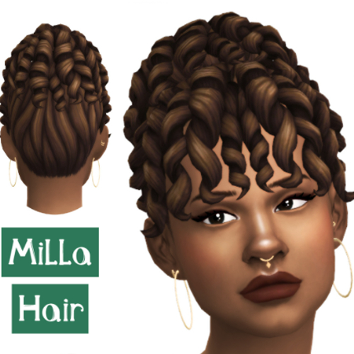 Milla Hair (For all ages) - The Sims 4 Create a Sim - CurseForge