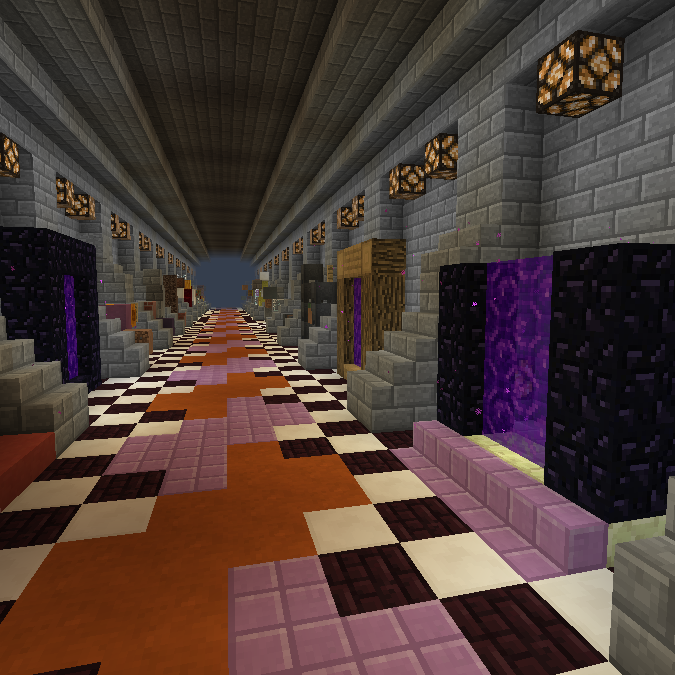 Portal Hallway from Story mode - Minecraft Worlds - CurseForge