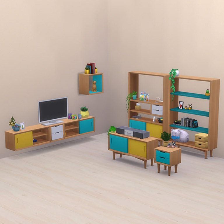 Gaming Room Set - The Sims 4 Build / Buy - CurseForge