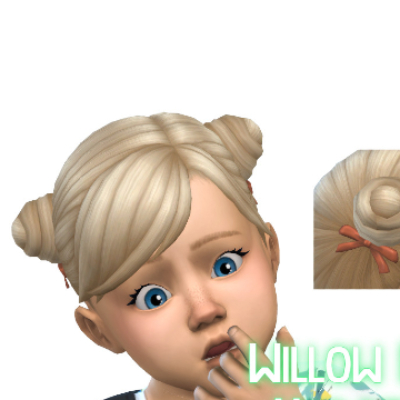 Willow Hair For Toddlers - The Sims 4 Create a Sim - CurseForge