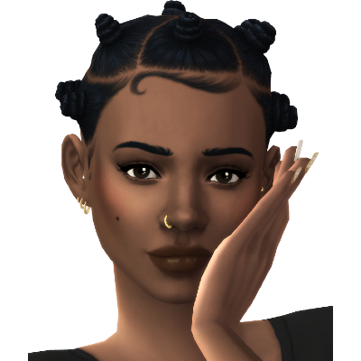 Bantu Knots smaller - Screenshots - The Sims 4 Create a Sim - CurseForge