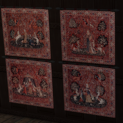 SDA medieval carpets and tapestries logo