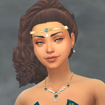 TSM Circlet with Pearl - with matching earrings and necklace logo