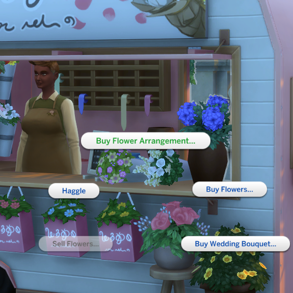 Buy Flower Arrangements at Porto Luminoso Flower Stall The Sims 4