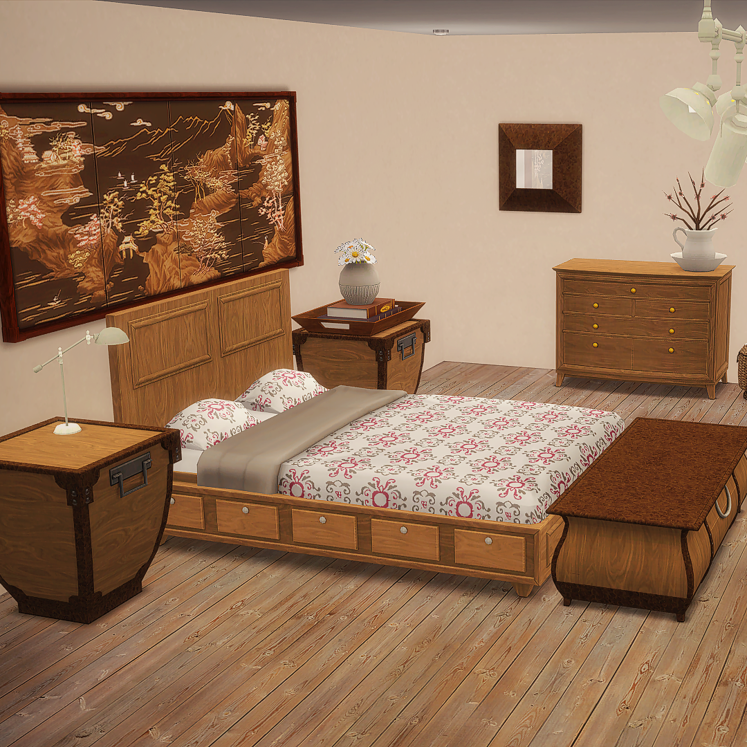 The Sims 4 Contemporary Comfort Bedroom 1 93 129 Download On ModfouU Com   638049113944683828 