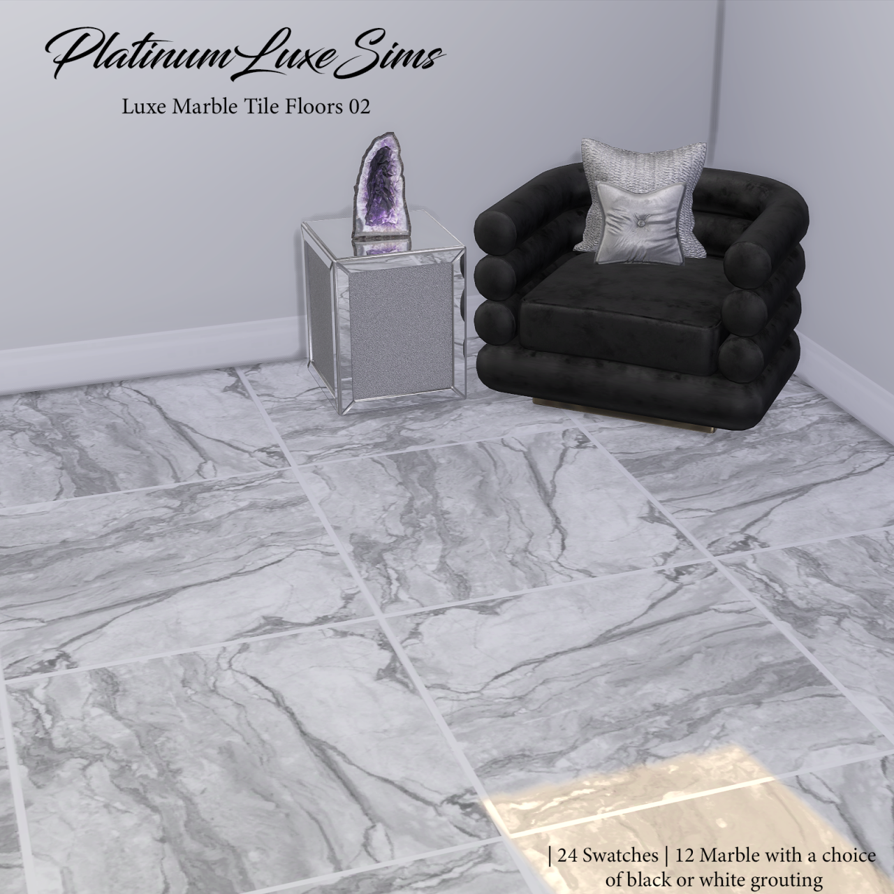 Luxe Marble Floors 02 The Sims 4 Build / Buy