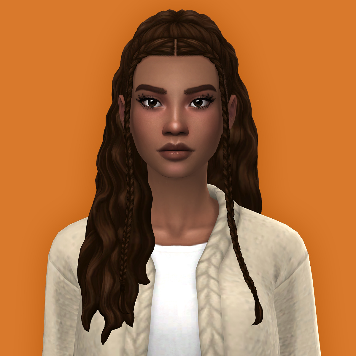 Download QICC - Sienna Hair - The Sims 4 Mods - CurseForge