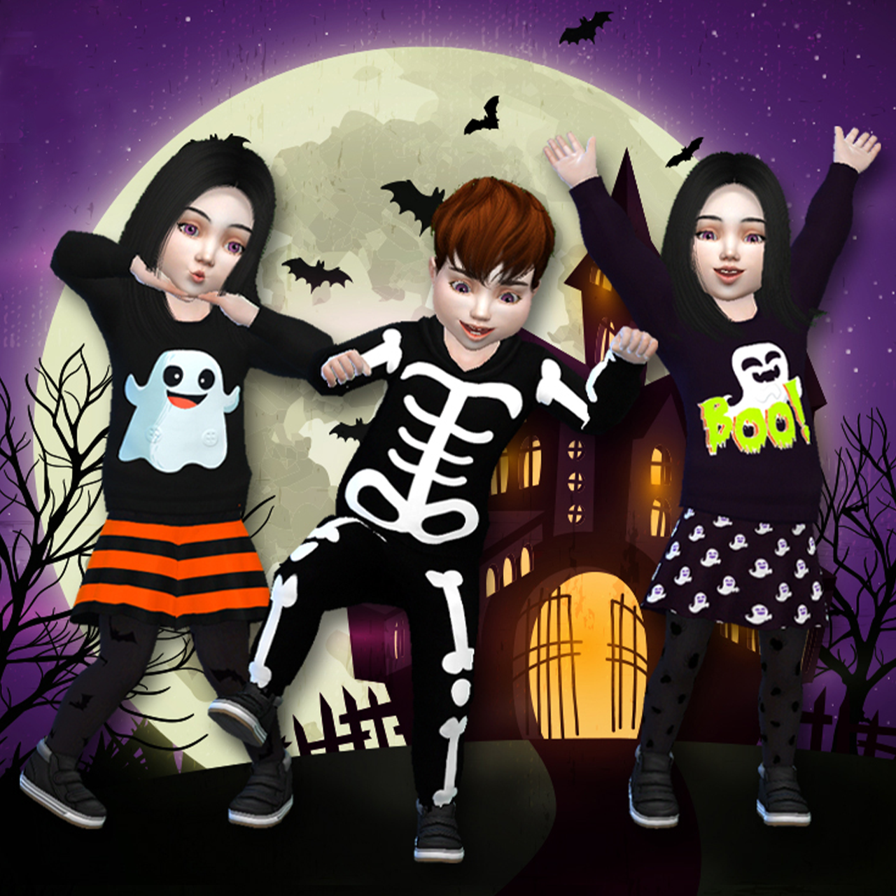 GML’s Halloween Clothes for Toddlers • SET Create a Sim The Sims 4