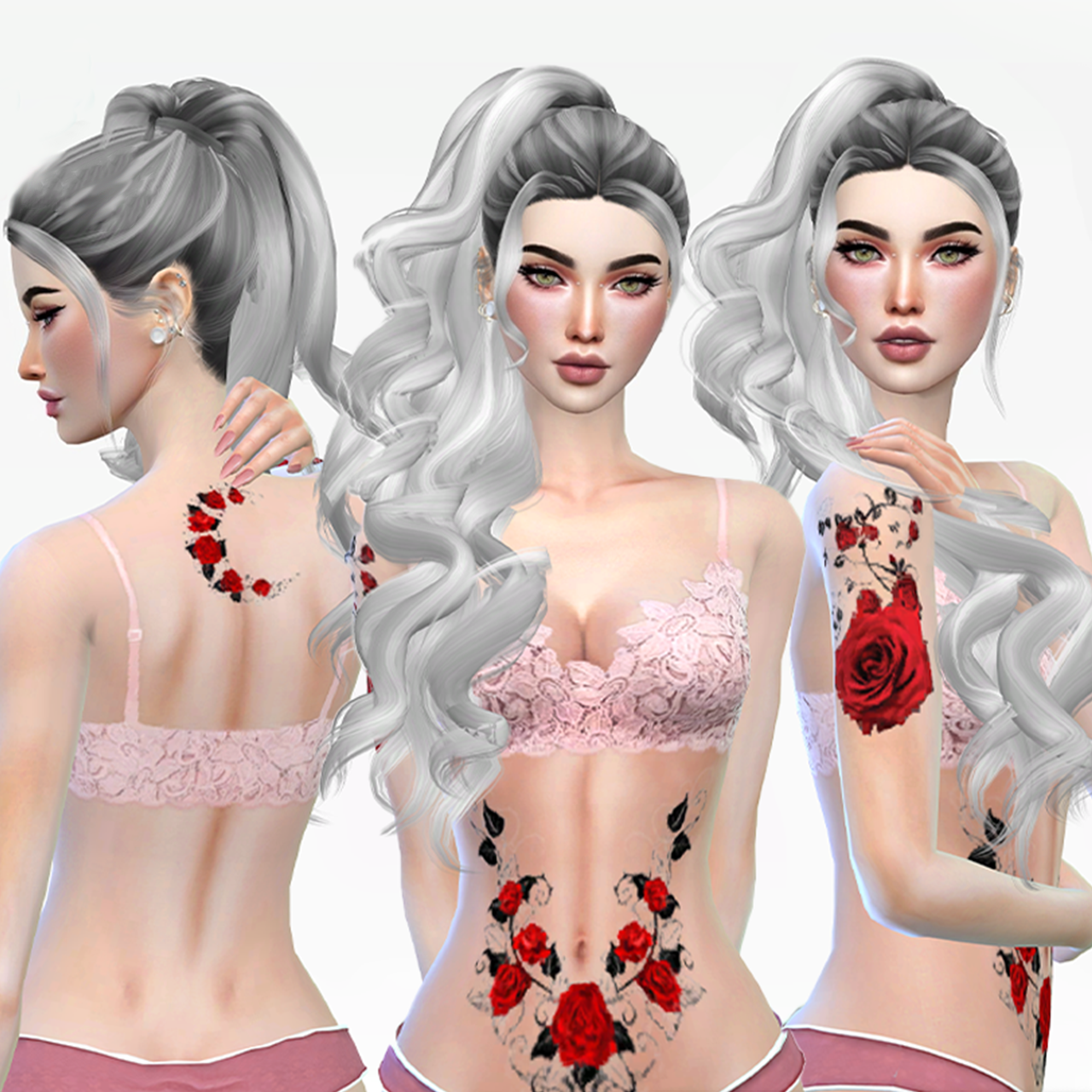 Climbing red roses tattoos | Updated 2025 logo