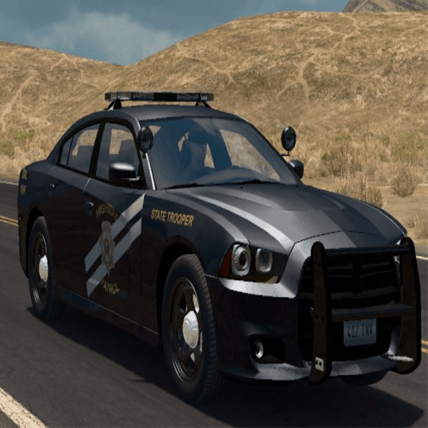 dodge charger police cruiser - American Truck Simulator Mods - CurseForge