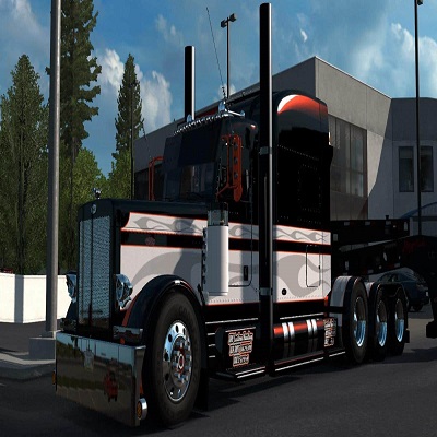 Download Phantom Flames Chagable Metalic skin - American Truck ...