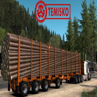 temisko quad ale log trailer - Files - American Truck Simulator Mods ...