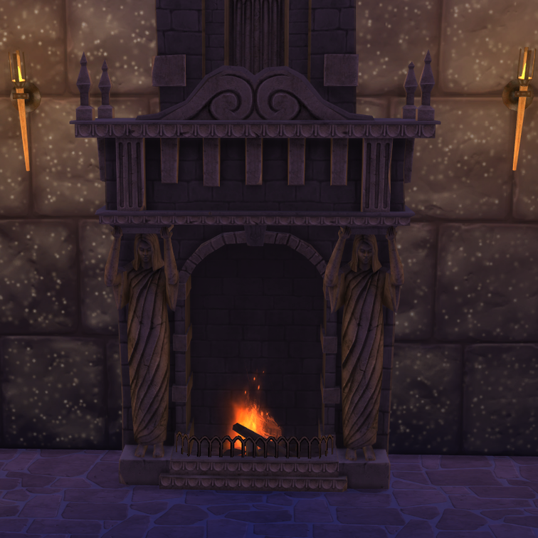 TSM Jacoban Fireplace The Sims 4 Build / Buy