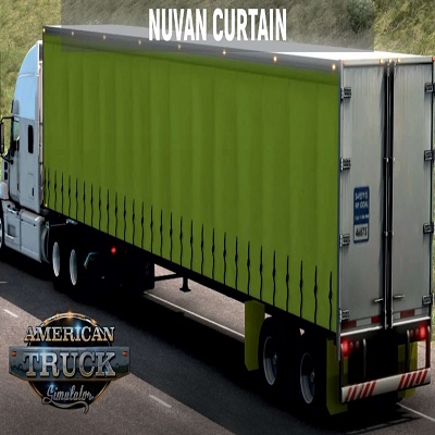 NUVAN Curtain Trailer - American Truck Simulator Mods - CurseForge