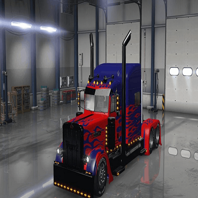 Files - Optimus Prime skin for Pete... - Mods - American Truck ...