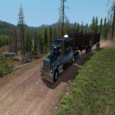 artic logging trailer - Screenshots - American Truck Simulator Mods ...