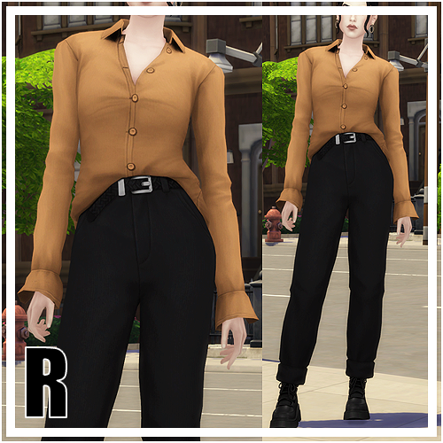 Hazel Shirt with Pants - Autumn City logo