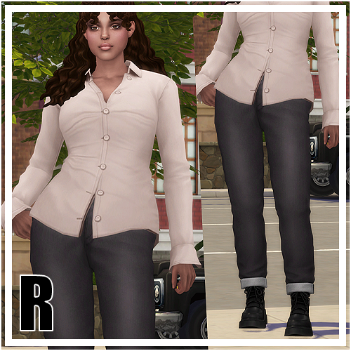 Hazel Shirt & Cedar Jeans Set (Female) - Autumn City logo