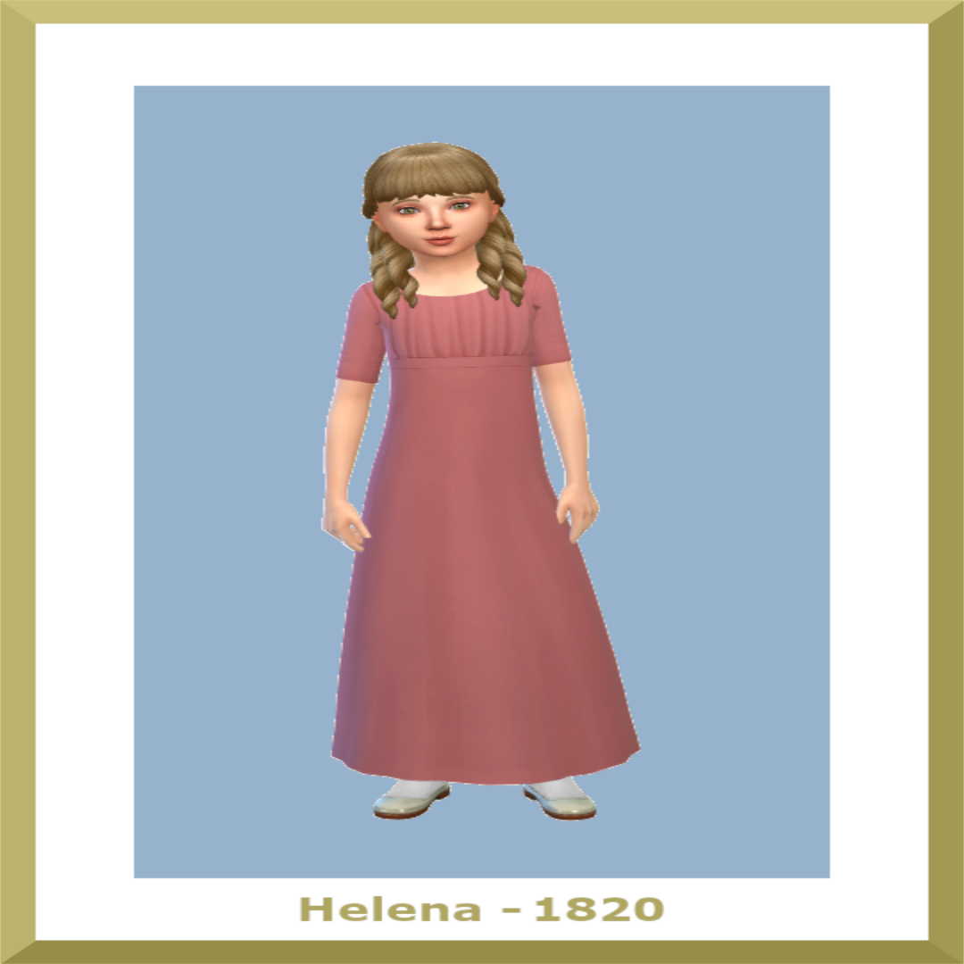 Helena Historical Dress - The Sims 4 Create a Sim - CurseForge