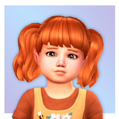 Emmy ponytails - The Sims 4 Create a Sim - CurseForge