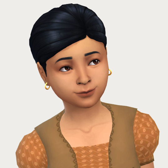 Josefina's Small Gold Hoop Earrings - Files - The Sims 4 Create a Sim ...
