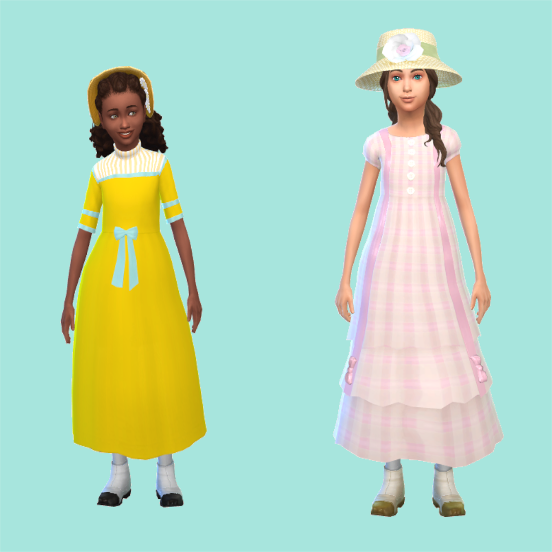 Cecile and Marie-Grace's Summer Outfits - The Sims 4 Create a Sim ...