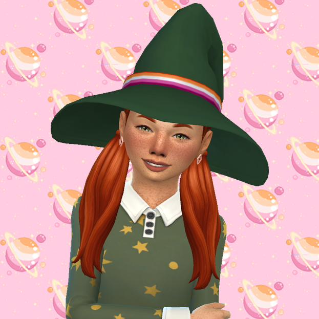 Pride Witch Hat Kids Ver Create A Sim The Sims 4 Curseforge