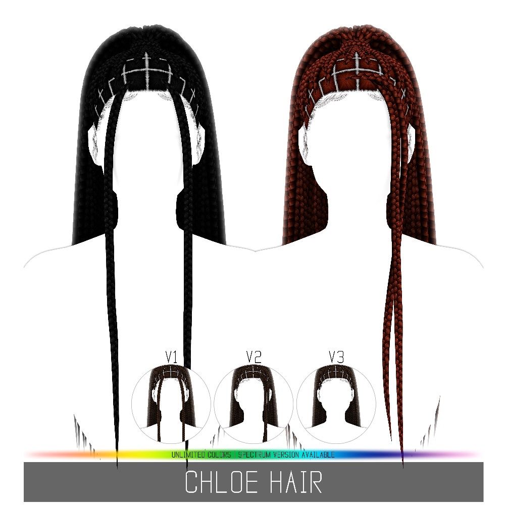 Simpliciaty's Chloe Hair - The Sims 4 Create a Sim - CurseForge