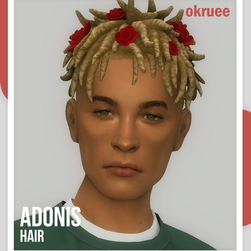 Adonis Hair Okruee The Sims 4 Create A Sim Curseforge 7063