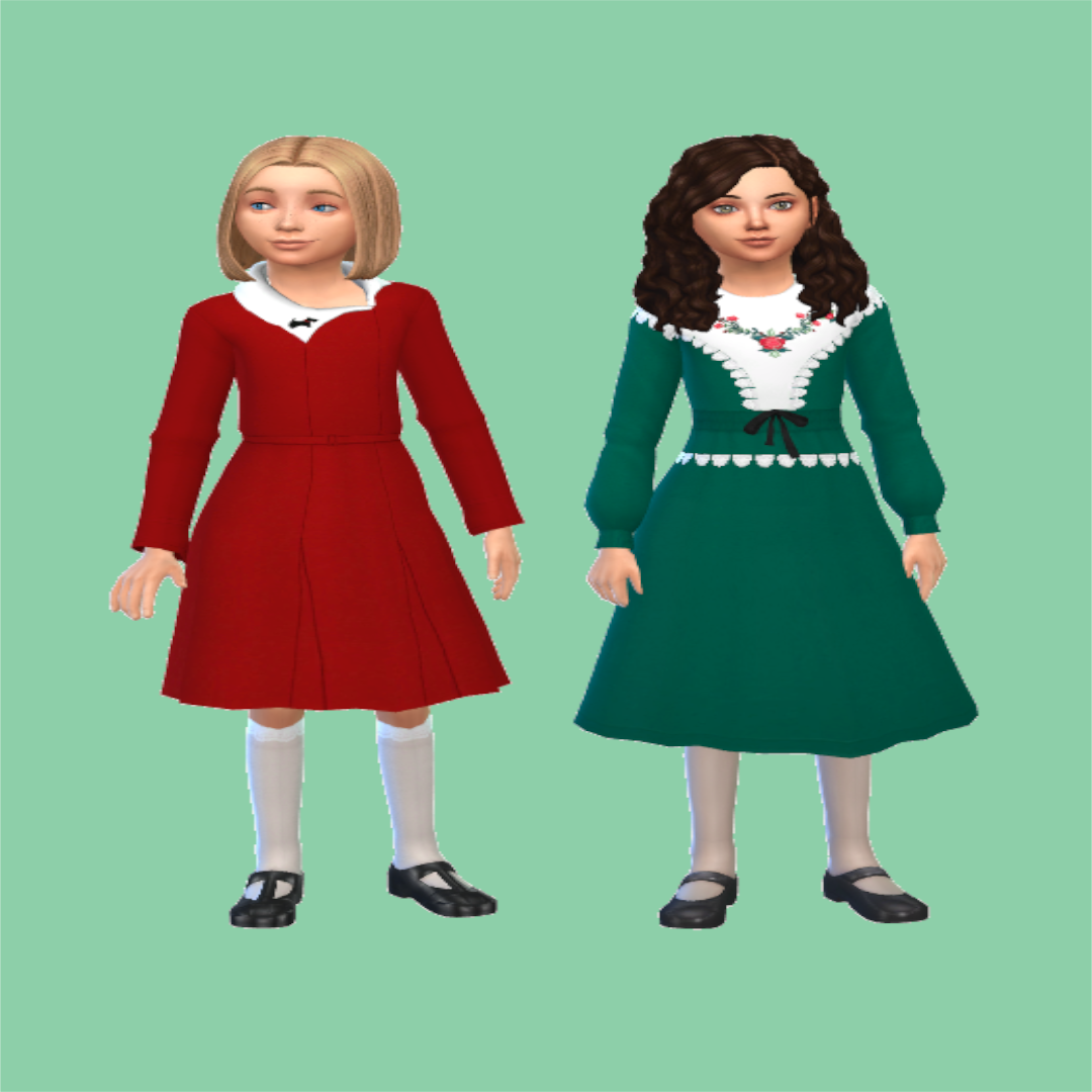 Kit and Ruthie's Holiday Outfits - The Sims 4 Create a Sim - CurseForge