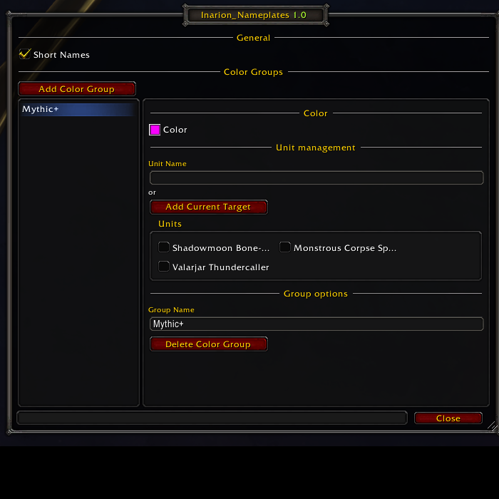 Install Inarion_Nameplates - World Of Warcraft Addons - CurseForge